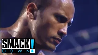 The Rock & The Undertaker Vs Kurt Angle & Triple H w/ Stephanie McMahon Part 1 - SMACKDOWN!