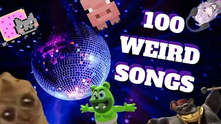 TRY NOT TO LAUGH/CRINGE: 100 WEIRD SONGS (+ SPOTIFY PLAYLIST)