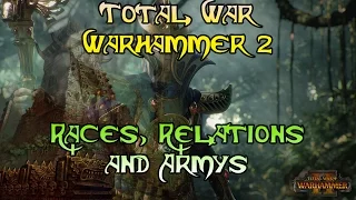 Total War Warhammer 2 Lore, Lustria, it's Races and Relations