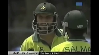 Shahid Afridi 100 on 45 balls Against India == Fastest Hundred ==   YouTube