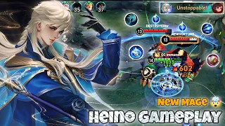 Heino Mid Lane Pro Gameplay | New Mage Hero | Honor of Kings HOK KOG