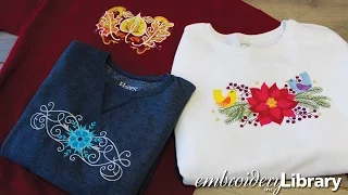 Embroidering on Sweatshirts