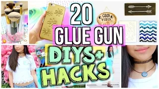 20 Ways to Use a Glue Gun! DIYs and Life Hacks | JENerationDIY