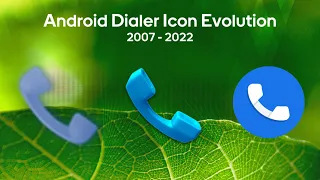 Android Dialer Icon Evolution (2007 - 2022)