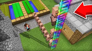 ПОЧЕМУ ЖИТЕЛИ ПОДНИМАЮТСЯ ПО ЭТОЙ РАДУЖНОЙ ЛЕСТНИЦЕ В МАЙНКРАФТ | Компот Minecraft