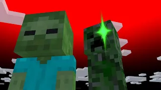 hydrogen bomb vs coughing baby minecraft animation