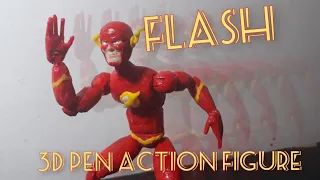 Escultura de Flash - Figura de acción en lápiz 3D