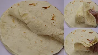 Homemade Tortilla,Soft Tortilla Wrap,Quick And Easy Tortilla Recipe