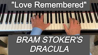BRAM STOKER'S DRACULA - "Love Remembered" (With sheets)