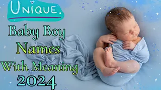 Baby Boy names 2024 || Unique Baby Boy Names || Hindu baby names 2024 || baby names || baby boy