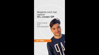 Begleite Patrick bei seiner ICL Linsen OP - *LIVE OP* | MUNICH EYE