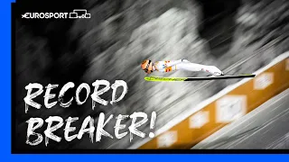 RECORD BREAKER Stefan Kraft! 🇦🇹 | Men's Ski Jumping World Cup | Highlights | Eurosport