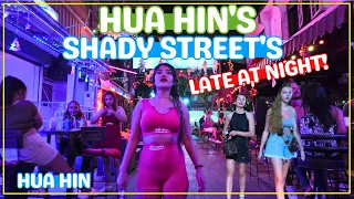 Exploring Hua Hin Thailand at Night! Walking Hua Hin's Shady Streets.