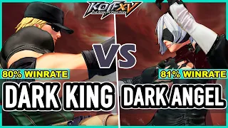 KOF XV 🔥 Dark King (Clark/Rugal/O.Yashiro) vs Dark Angel (Ángel/Rock/Iori)