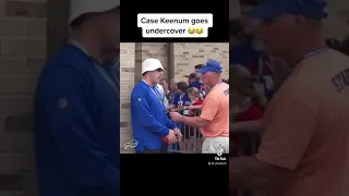 Case Keenum Goes Undercover at Bills' Camp!