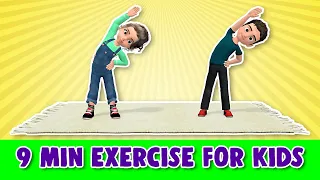 9 Min Exercise For Kids - Home Workout