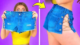 DIY Clothes Hacks & Fashion Ideas! Girls Outfit DIY Ideas by Mariana ZD