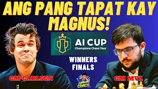 99.6% vs 99.8%   HINDI NA SILA TAO! Carlsen vs MVL! AI Cup Finals