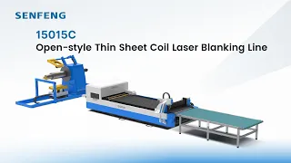 15015C | Open-style Thin Sheet Coil Laser Blanking Line