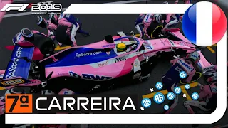 F1 2019 #267 GP DA FRANÇA - FORAM MUITAS PARADAS NO BOX (Português-BR) MODO CARREIRA