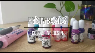 Resin Basics - How To Colour Resin | Seriously Creative Resin Tutorial