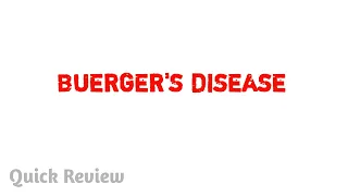 Buerger's disease / Thromboangitis obliterans - Pathology || Easy explaination || MBBS