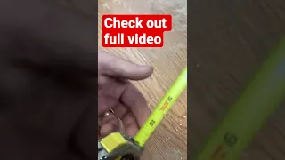 How to fix a tape measure it won’t retract properly.￼