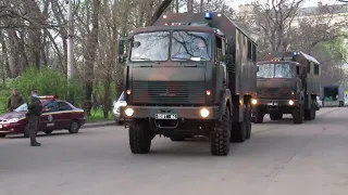 *RARE* Special trucks of National guard of Ukraine МАЗ 631705 with lights and siren.