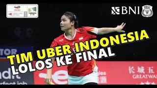 🔴TIM UBER INDONESIA LOLOS FINAL !! Detik-detik Menegangkan Thomas & Uber Cup 2024 LIVESCORE