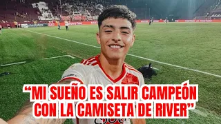 AGUSTÍN RUBERTO: "MI SUEÑO ES SALIR CAMPEÓN CON LA CAMISETA DE RIVER"