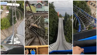 Alle Achterbahnen im Europapark Onride (POV) | August 2023 | 5K