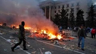 Breaking News : Dozens Die In Odessa Blaze As Ukraine Violenc [VIDEO]