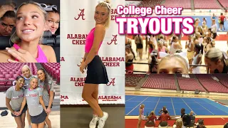COLLEGE CHEER TRYOUTS | University of Alabama
