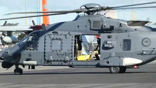 RNZAF NH-90 taxing to park up