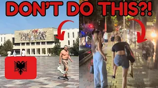 😳 Five things you MUST NOT do in TIRANA, ALBANIA! 🇦🇱