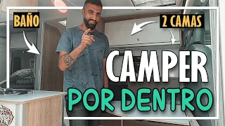 😱 Furgoneta COMPLETA con 2 camas y ducha DENTRO [Citroen Jumper L3H2 CAMPER estilo autocaravana 🚐]