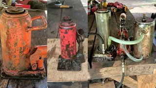 Modification of Scrap 32 tons Hydraulic Jack for Hydraulic Press Part 1 of 2