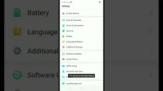 How to enable developer mode in oppo a3s phone
