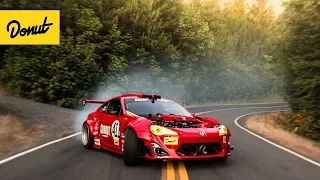 RIP GT-4586 : Тойота с Двигателем от Феррари дрифтует в Portland Touge