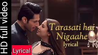 Tarasti hai nigaahe full video song by Asim azahar feat. Bilal ashraf & Mahira khan