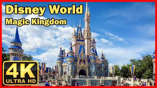 Walt Disney World  Magic Kingdom Park Orlando Florida Virtual Walking Tour 【4K|60fps】Stereo Sounds 🎧