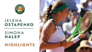 Jelena Ostapenko v Simona Halep Highlights - Women's Final 2017 | Roland-Garros