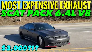 Top 3 Most EXPENSIVE Exhaust Systems for Dodge Charger Scat Pack 6.4L HEMI V8!