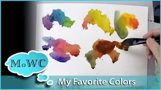 My Favorite 8 Colors for Watercolor