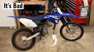 Dirt Bike Basket Case (Pt 1) - Blown Yamaha TTR125 - Teardown