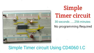 Timer Circuit for Beginners ( CD 4060 Project)