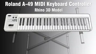 Roland A-49 Rhino 3D Model