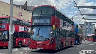 FRV. Arriva London Route 19. Finsbury Park - Battersea Bridge, South Side. G3 B5LH HV364 (LF67 EWA)