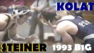 Cary Kolat (PSU frosh) v Troy Steiner (Iowa Sr) 1993 B1G Final