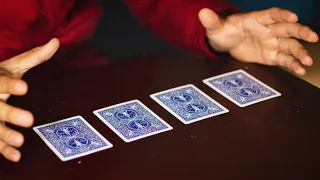 IT'S ALWAYS 4 CARDS!!! 😱 Magic Trick REVEALED